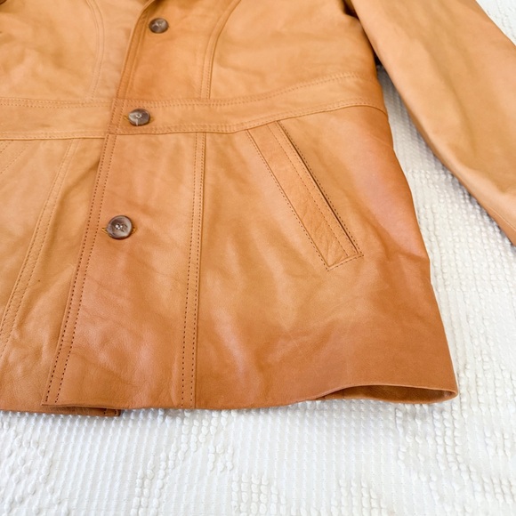 Rare Sabah Downtown Leather Jacket Unisex Small - Picture 5 of 13